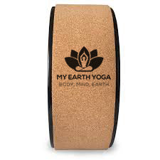 Cork Yoga wheel helps to add stability and mobility to balance poses, backbends, lunges and more. 